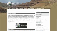 Desktop Screenshot of cityofmaupin.org