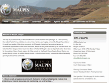 Tablet Screenshot of cityofmaupin.org
